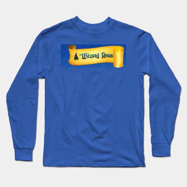 The Wizard News Logo Long Sleeve T-Shirt by WizardCast